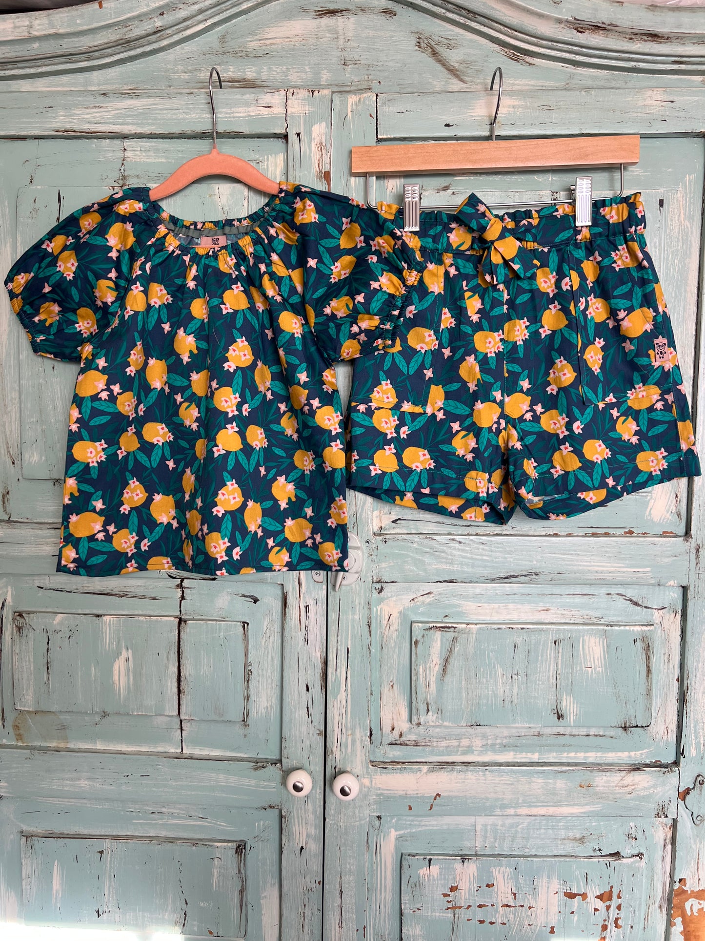 Amalfina top in lemon