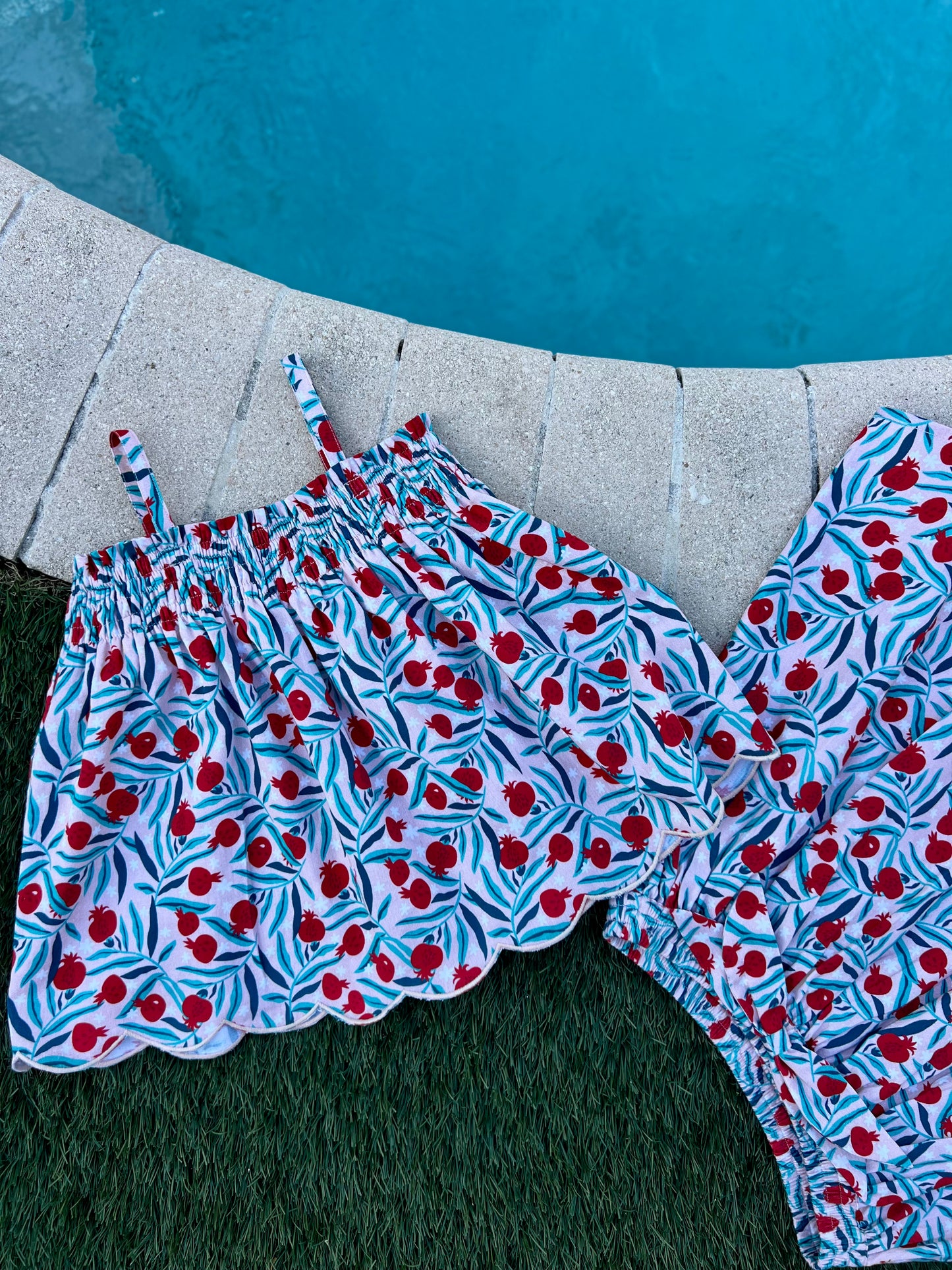 Sofi top in pomegranate