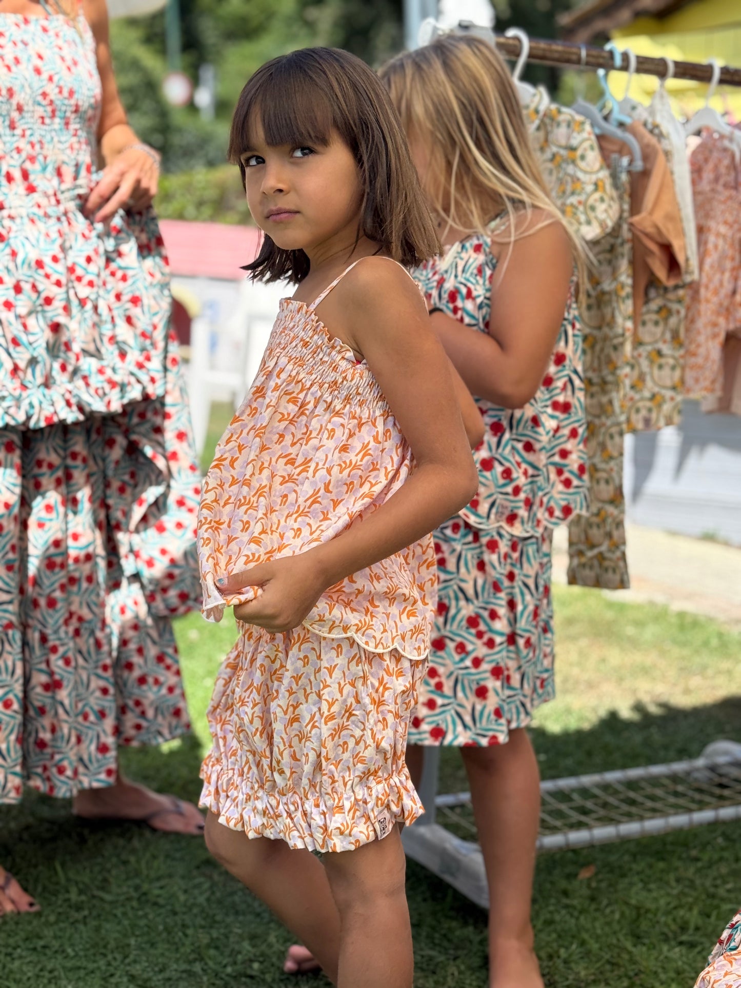 Olivia skirt in tulips