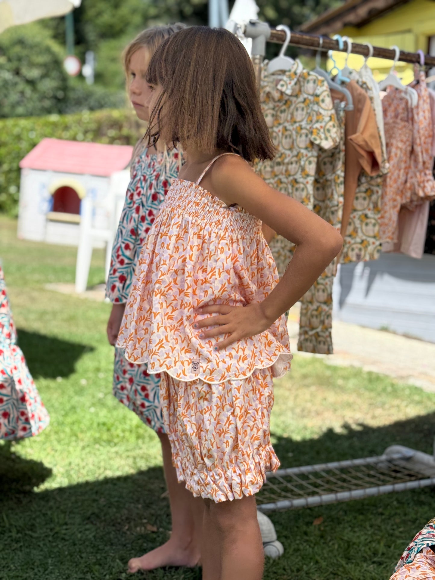 Olivia skirt in tulips