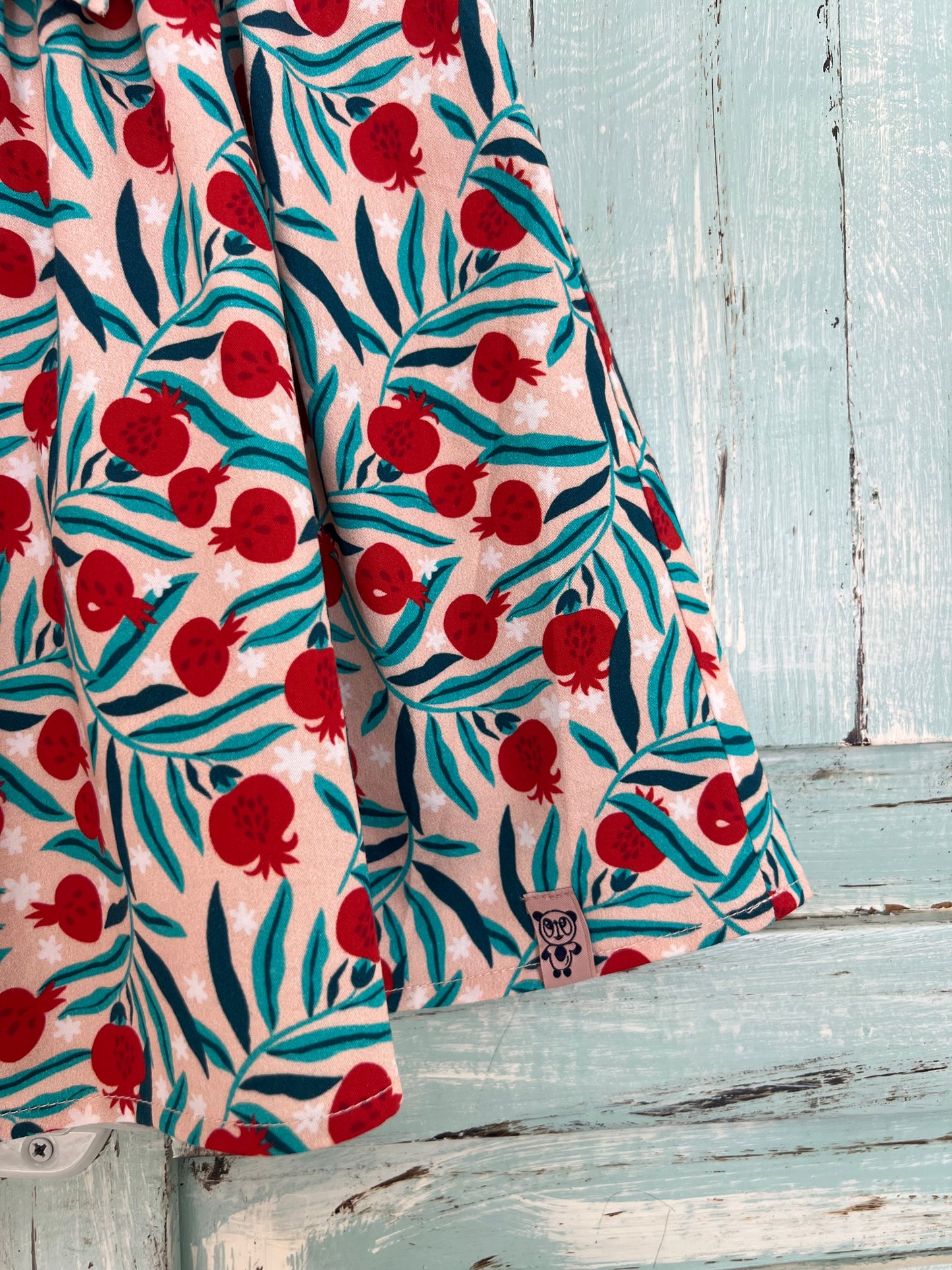Cate skirt in pomegranate