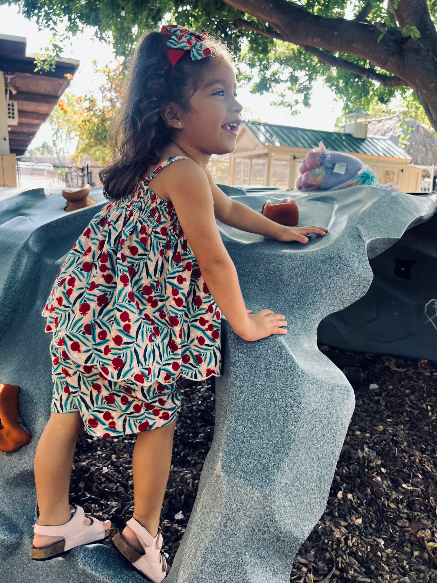 Sofi top in pomegranate