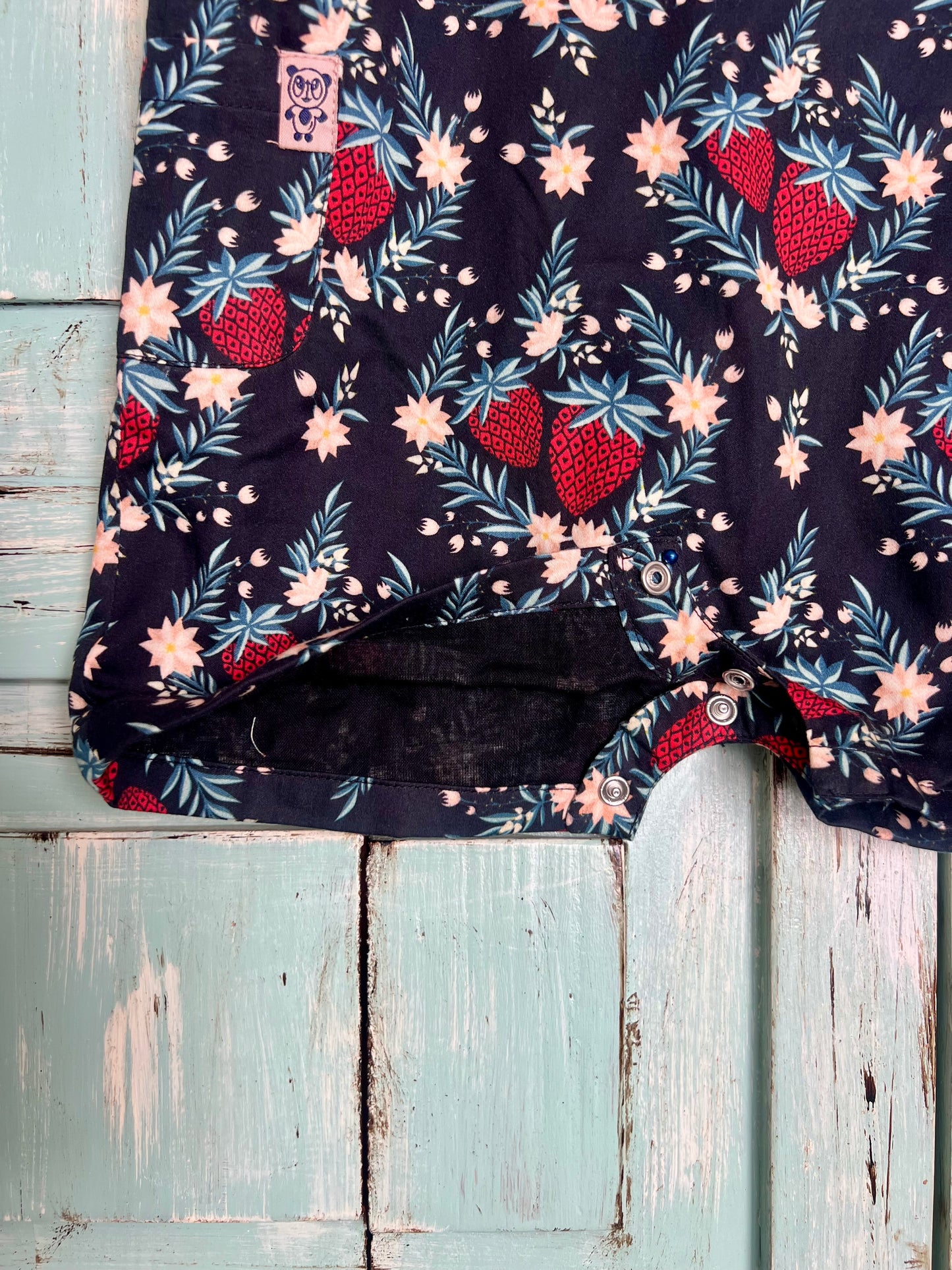 Lucy romper in strawberry