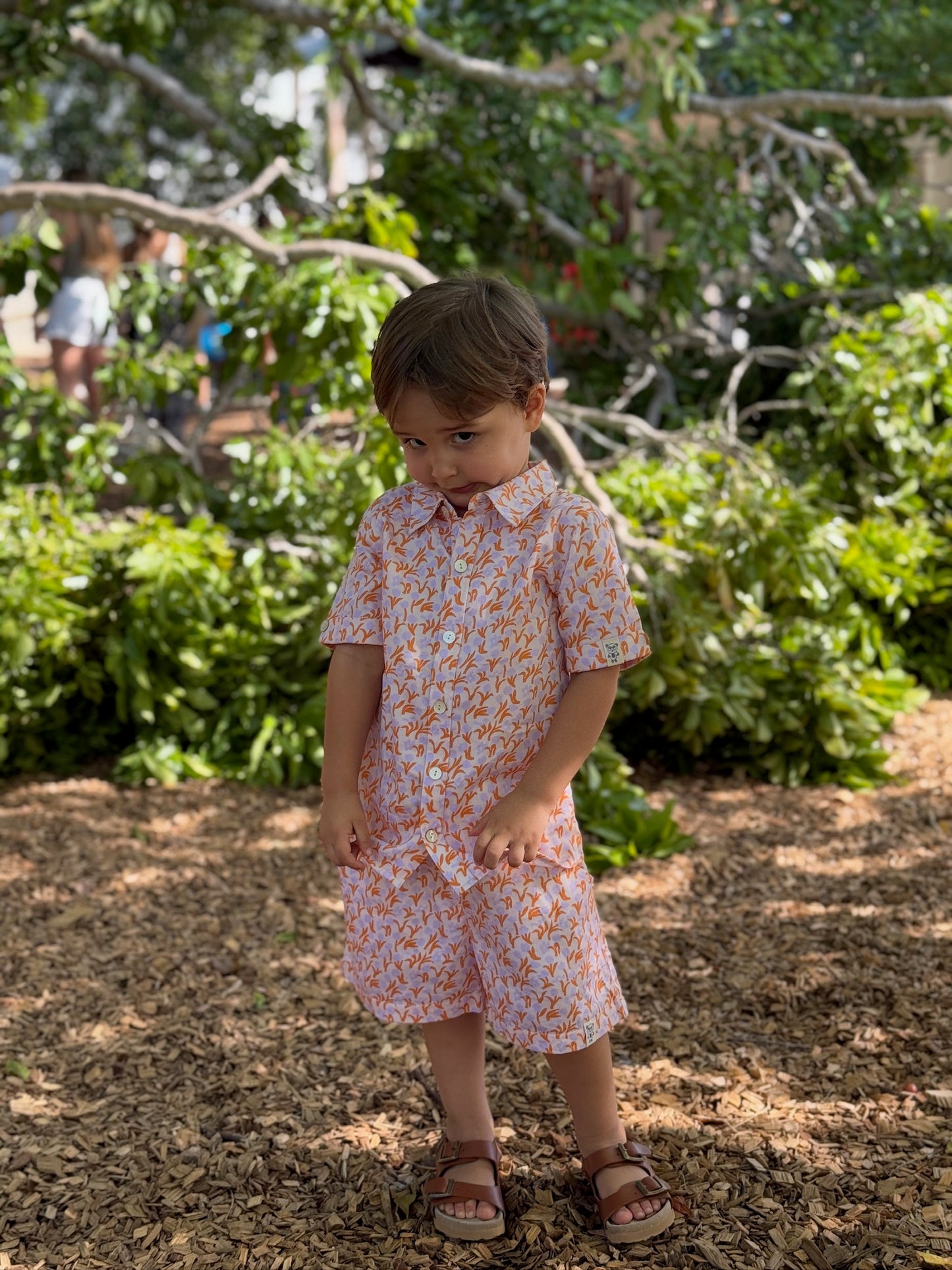 Valentino shorts in tulips