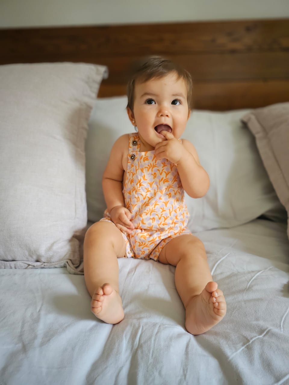 Lucy romper in tulip