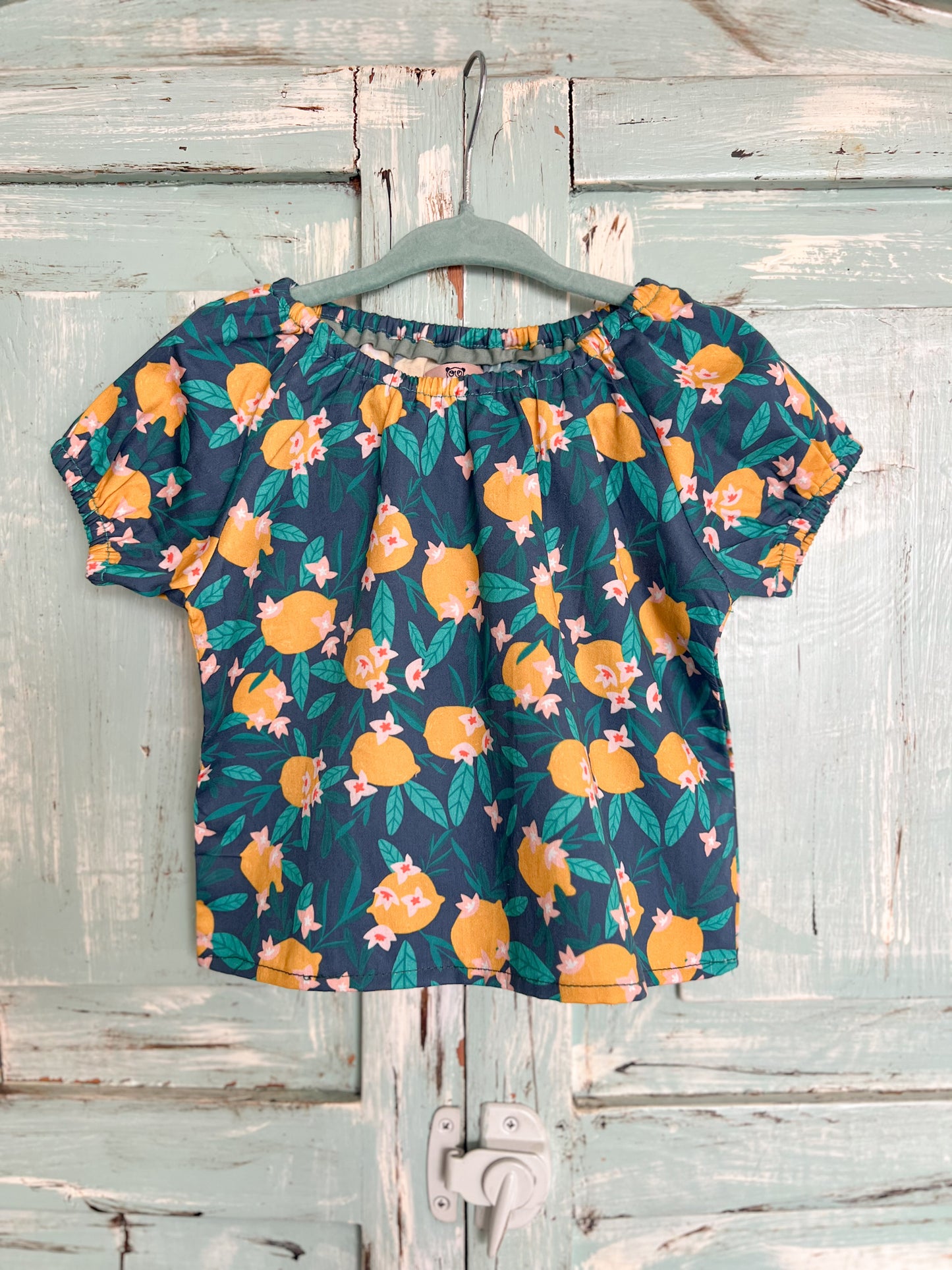 Amalfina top in lemon