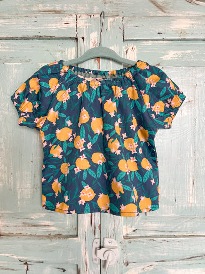 Amalfina top in lemon