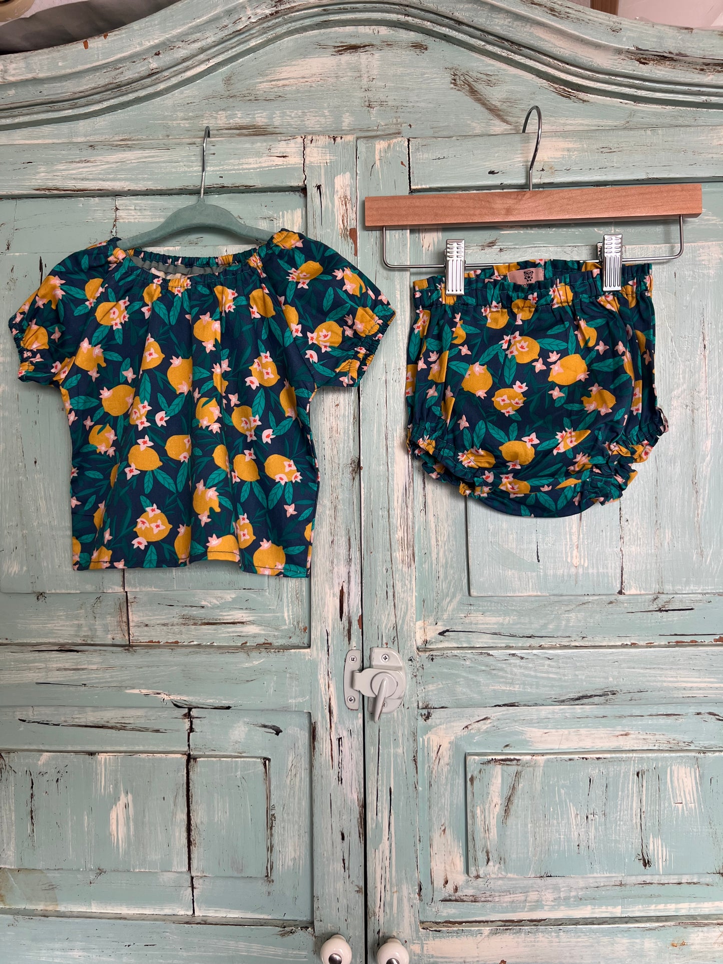 Amalfina top in lemon