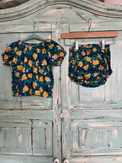 Amalfina top in lemon