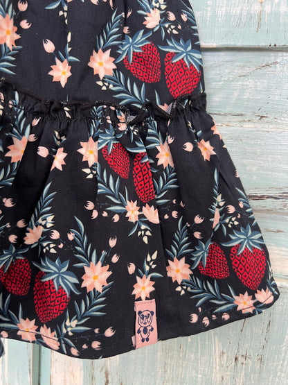 Iris dress in strawberry