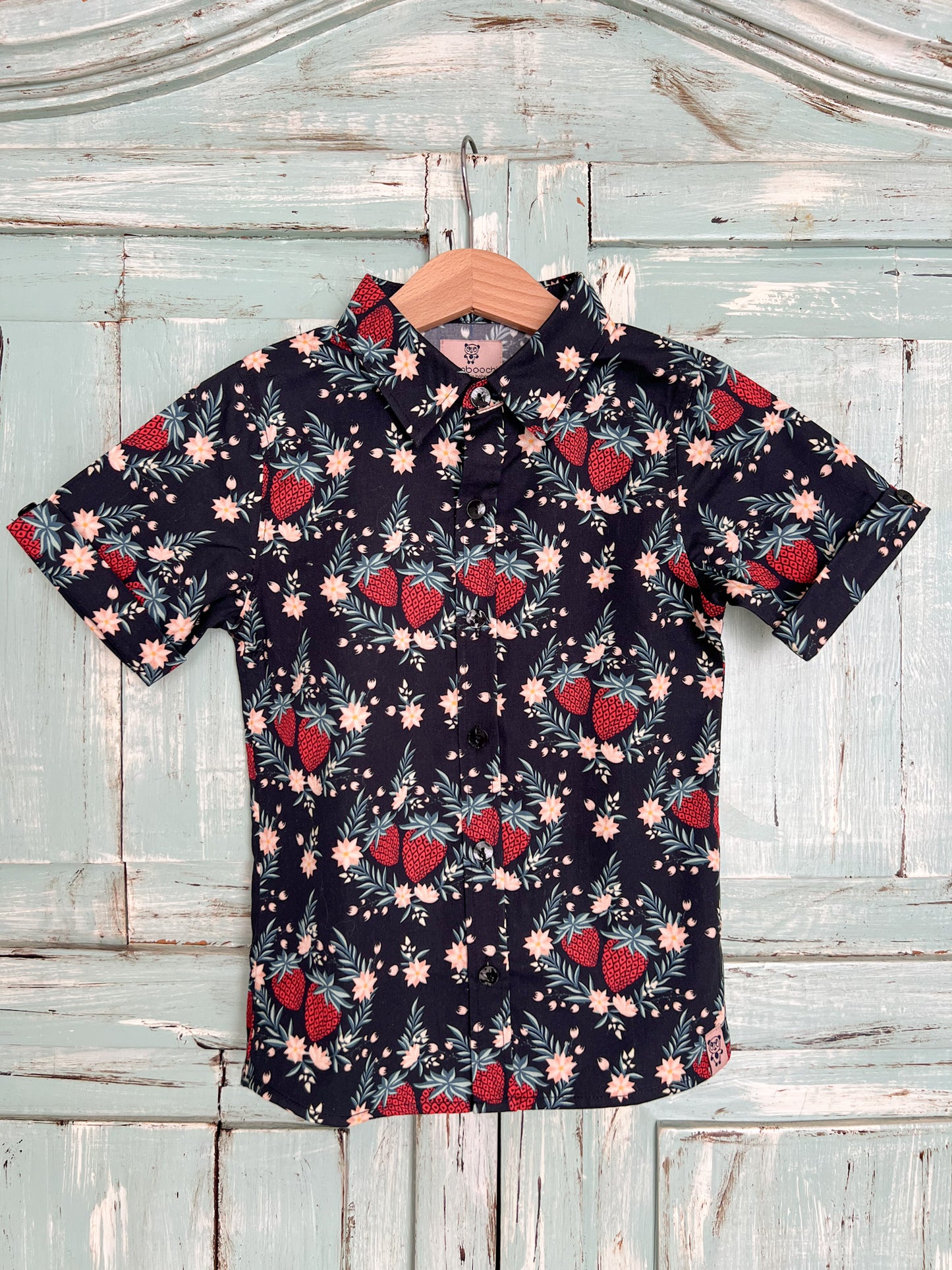 Romeo shirt in strawberry