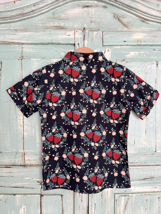 Romeo shirt in strawberry