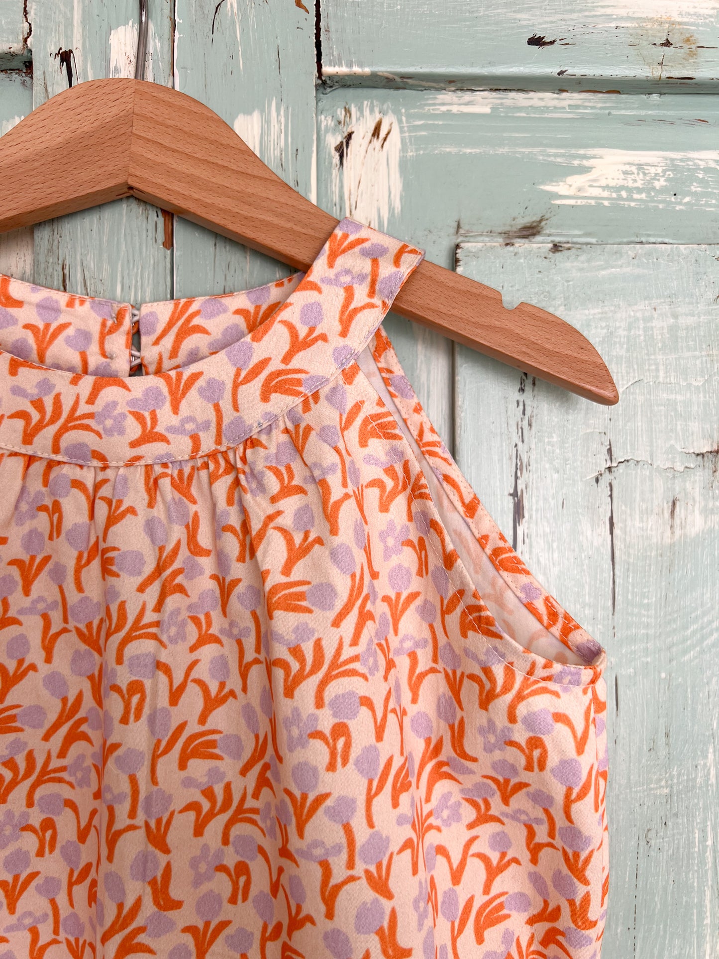 Iris dress in tulips