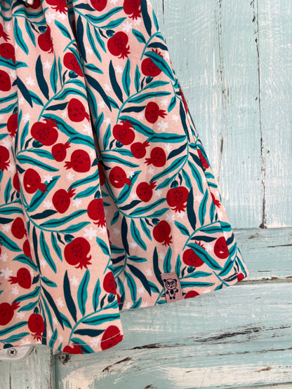 Cate skirt in pomegranate